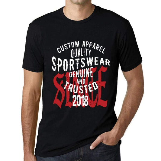 Ultrabasic - Homme T-Shirt Graphique Sportswear Depuis 2018 Noir Profond