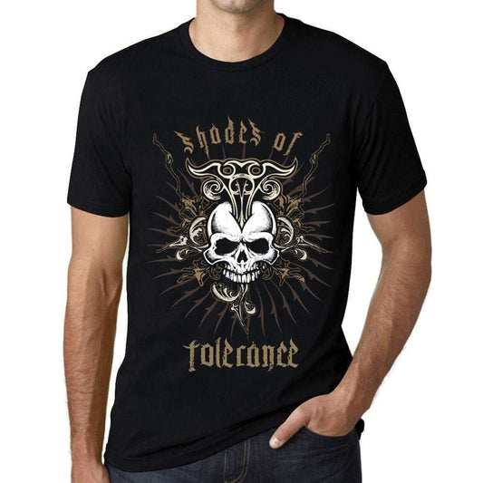 Ultrabasic - Homme T-Shirt Graphique Shades of Tolerance Noir Profond
