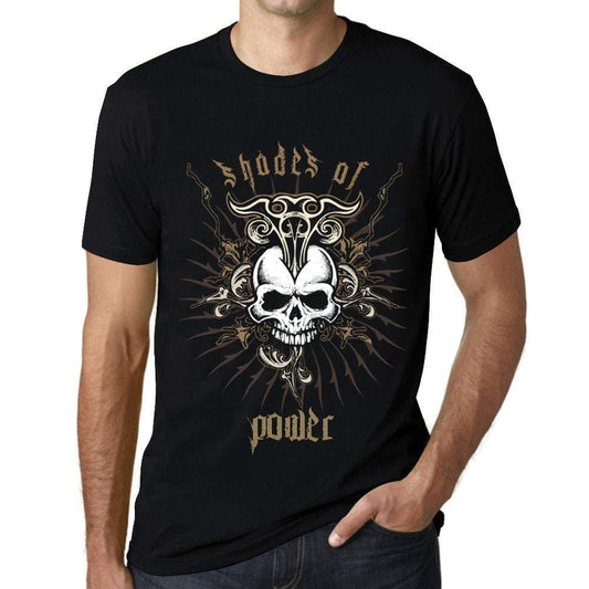 Ultrabasic - Homme T-Shirt Graphique Shades of Power Noir Profond