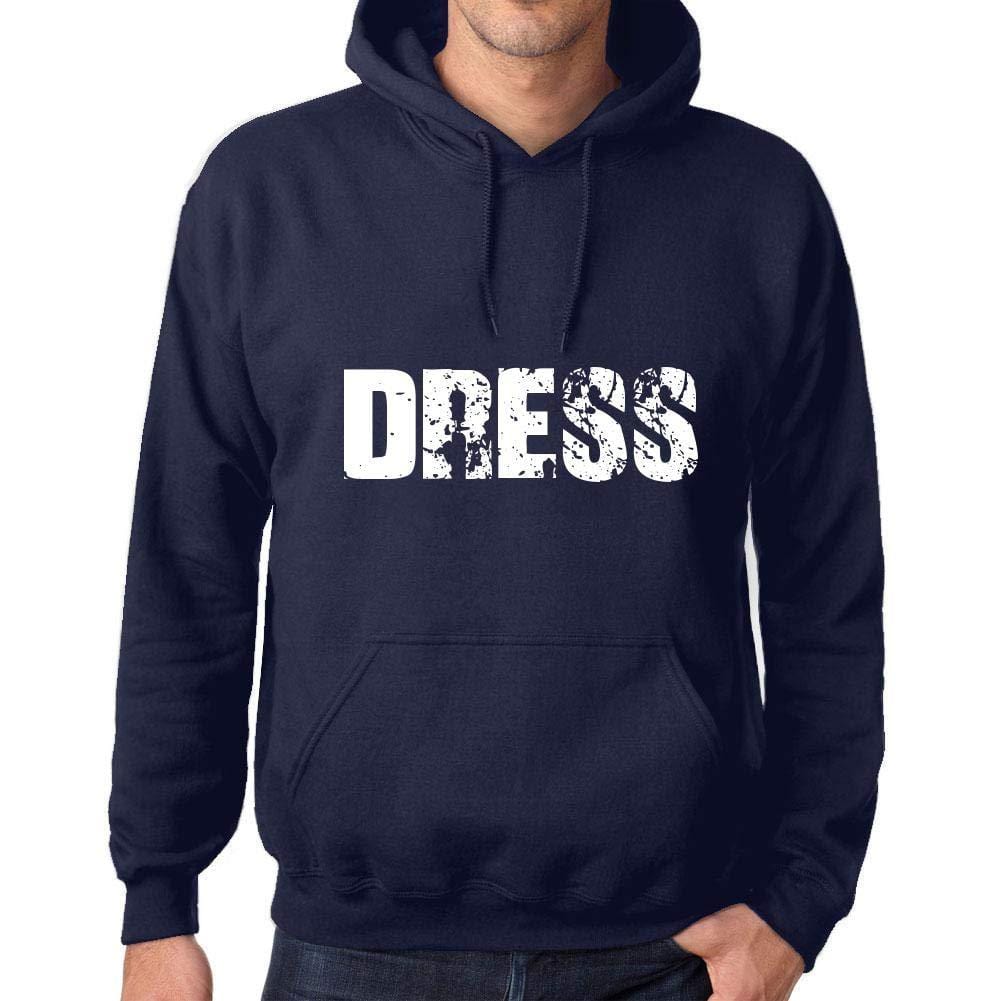 Ultrabasic Homme Femme Unisex Sweat à Capuche Hoodie Popular Words Dress French Marine