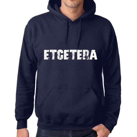 Ultrabasic Homme Femme Unisex Sweat à Capuche Hoodie Popular Words Etcetera French Marine