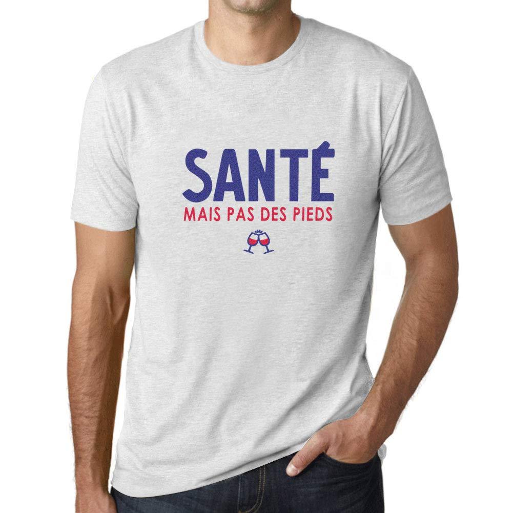 Ultrabasic - Homme Graphique Santé mais Pas des Pieds T-Shirt Imprimé Lettres