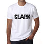 Ultrabasic ® Nom de Famille Fier Homme T-Shirt Nom de Famille Idées Cadeaux Tee Clark Blanc