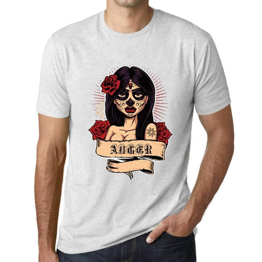 Ultrabasic - Homme T-Shirt Graphique Women Flower Tattoo Anger