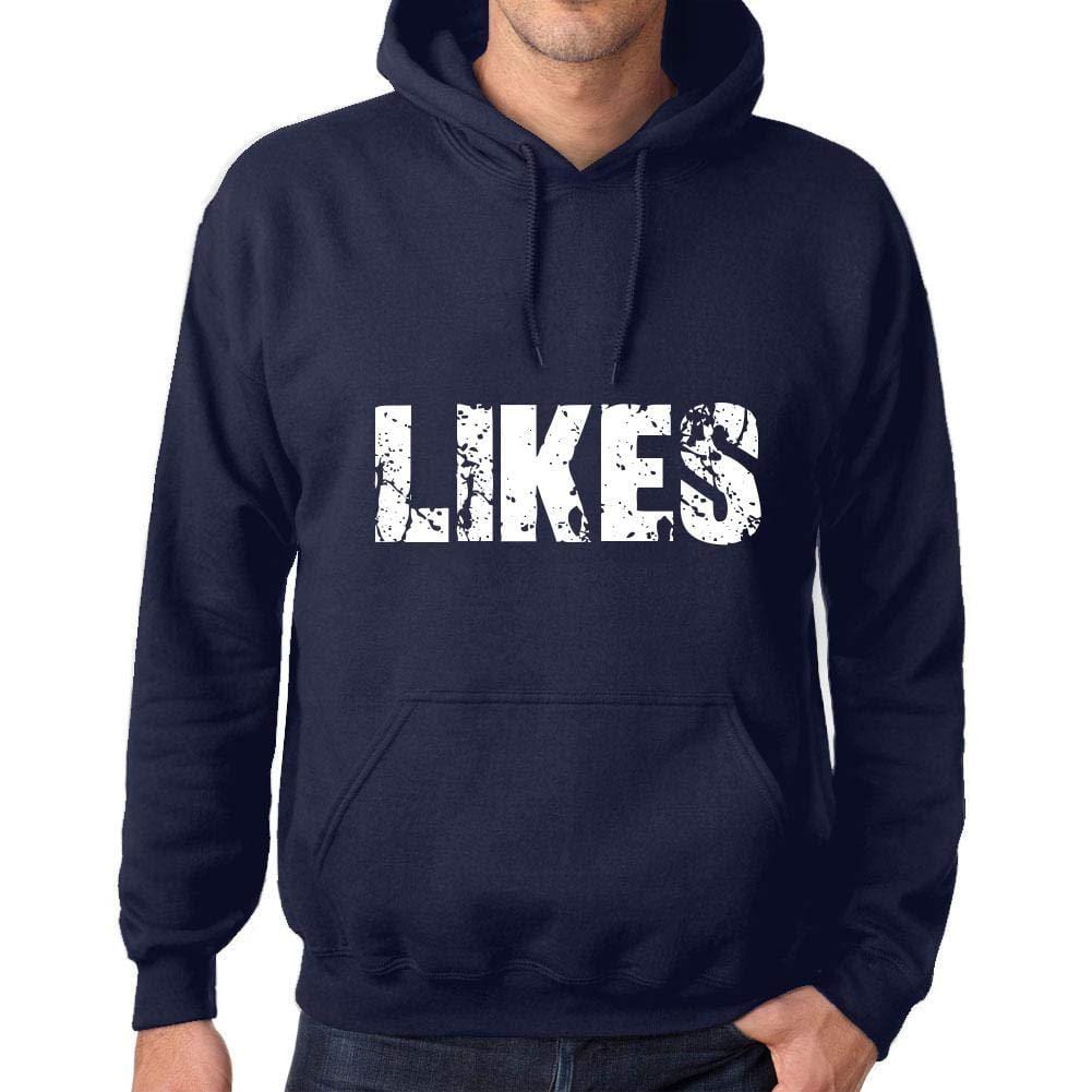 Ultrabasic Homme Femme Unisex Sweat à Capuche Hoodie Popular Words Likes French Marine