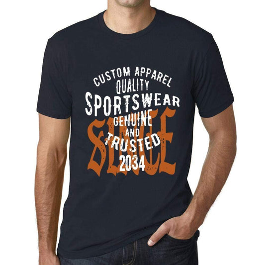 Ultrabasic - Homme T-Shirt Graphique Sportswear Depuis 2034 Marine