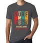 Men&rsquo;s Graphic T-Shirt Surf Summer Time AUCKLAND Mouse Grey - Ultrabasic