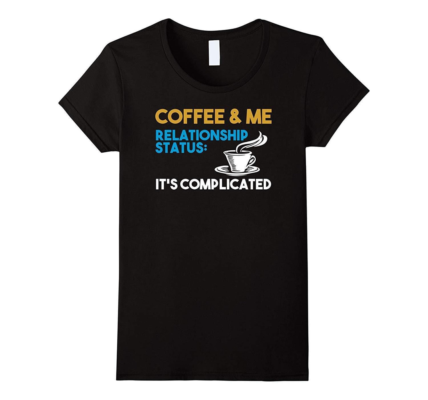 Graphic T-Shirt Coffee Lover T-shirt Funny Coffee Relationship Shirts Wowen