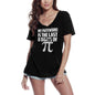 ULTRABASIC Women's V-Neck T-Shirt My Password Is the Last 8 Digits of Pi - Funny Math Gift Tee Shirt