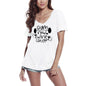 ULTRABASIC Women's T-Shirt Gym Now Wine Later - Short Sleeve Tee Shirt Tops