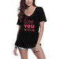 ULTRABASIC Women's T-Shirt Love You Lots - Heart Short Sleeve Tee Shirt Gift Tops