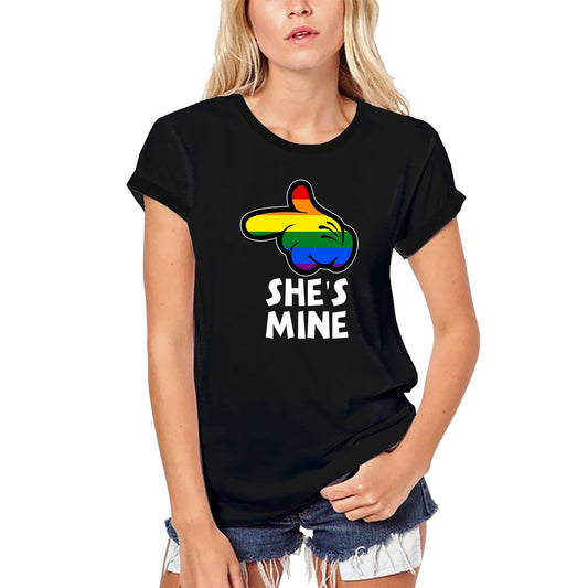ULTRABASIC Women's Organic T-Shirt She's Mine - Lesbian Tee Shirt - LGBT Pride