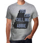 Abbie You Can Call Me Abbie Mens T Shirt Grey Birthday Gift 00535 - Grey / S - Casual