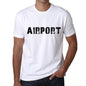 Airport Mens T Shirt White Birthday Gift 00552 - White / Xs - Casual