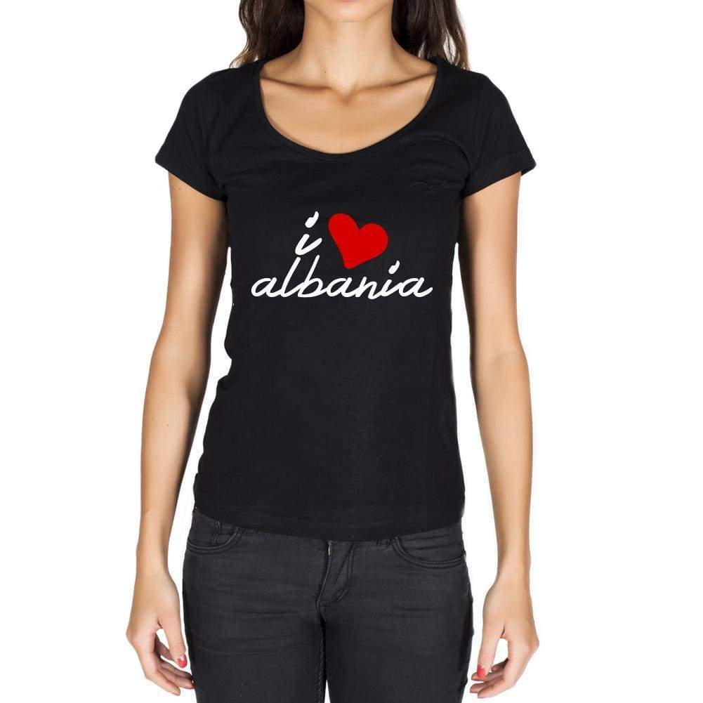 Albania Womens Short Sleeve Round Neck T-Shirt - Casual