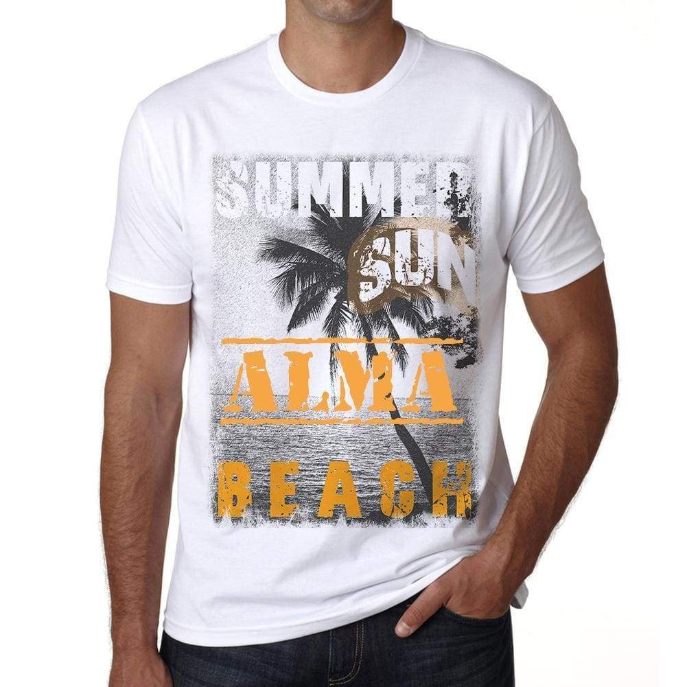 Alma Mens Short Sleeve Round Neck T-Shirt - Casual