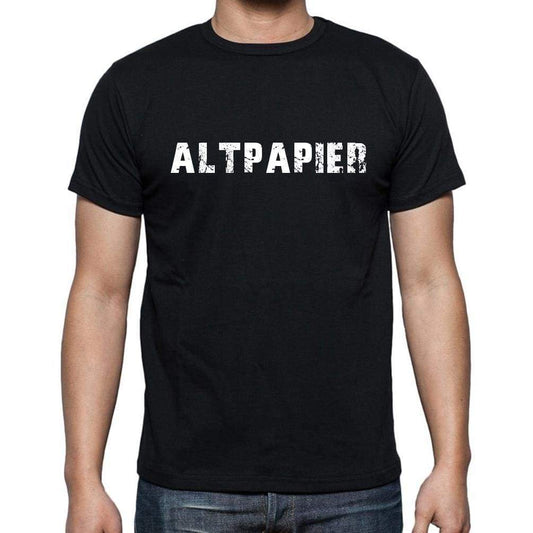 Altpapier Mens Short Sleeve Round Neck T-Shirt - Casual