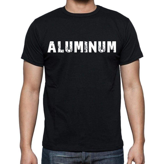 Aluminum Mens Short Sleeve Round Neck T-Shirt - Casual