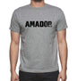 Amador Grey Mens Short Sleeve Round Neck T-Shirt 00018 - Grey / S - Casual