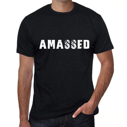 Amassed Mens Vintage T Shirt Black Birthday Gift 00555 - Black / Xs - Casual