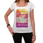 Aninuan Escape To Paradise Womens Short Sleeve Round Neck T-Shirt 00280 - White / Xs - Casual
