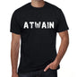 Atwain Mens Vintage T Shirt Black Birthday Gift 00554 - Black / Xs - Casual