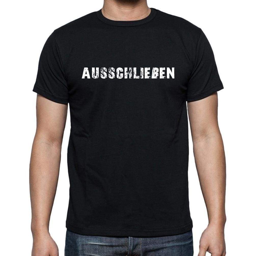 Ausschlieen Mens Short Sleeve Round Neck T-Shirt - Casual