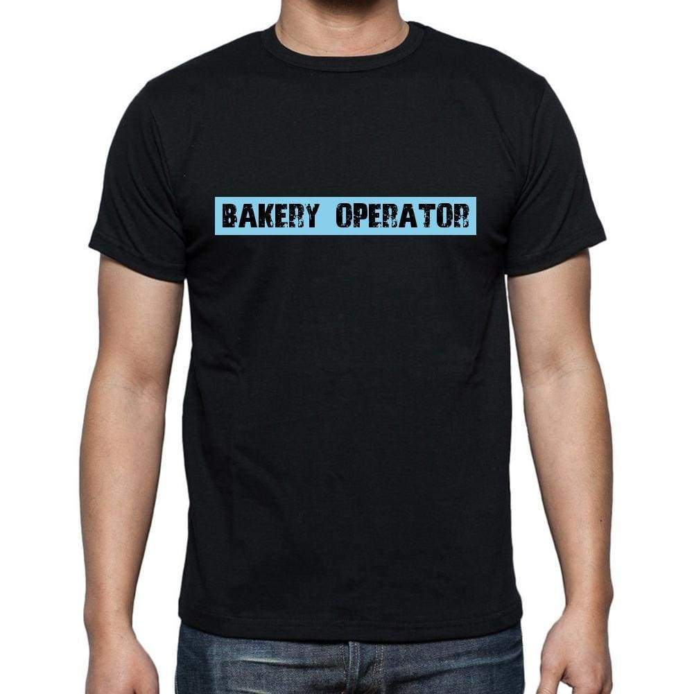 Bakery Operator T Shirt Mens T-Shirt Occupation S Size Black Cotton - T-Shirt