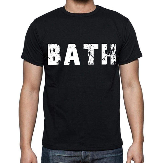 Bath Mens Short Sleeve Round Neck T-Shirt - Casual