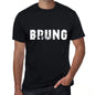Brung Mens Retro T Shirt Black Birthday Gift 00553 - Black / Xs - Casual