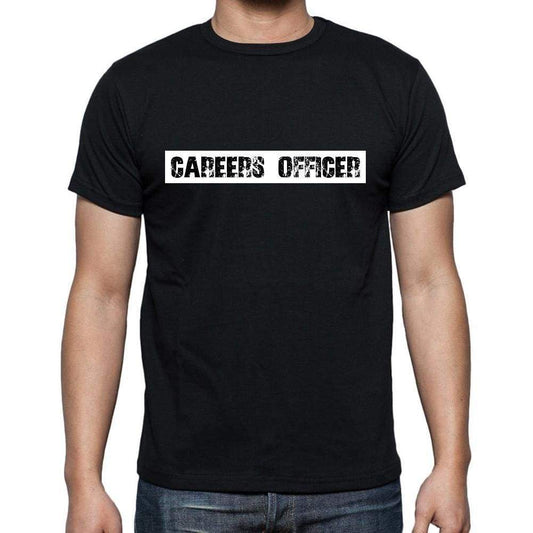 Careers Officer T Shirt Mens T-Shirt Occupation S Size Black Cotton - T-Shirt