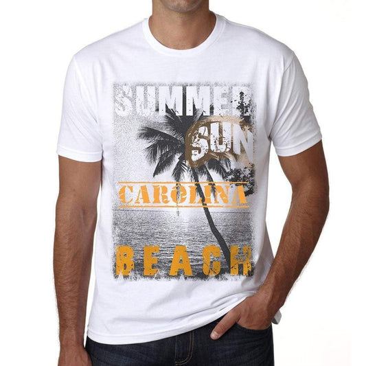 Carolina Mens Short Sleeve Round Neck T-Shirt - Casual