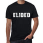 Elided Mens Vintage T Shirt Black Birthday Gift 00554 - Black / Xs - Casual