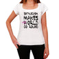 Enthusiasm World Goes Round Womens Short Sleeve Round White T-Shirt 00083 - White / Xs - Casual