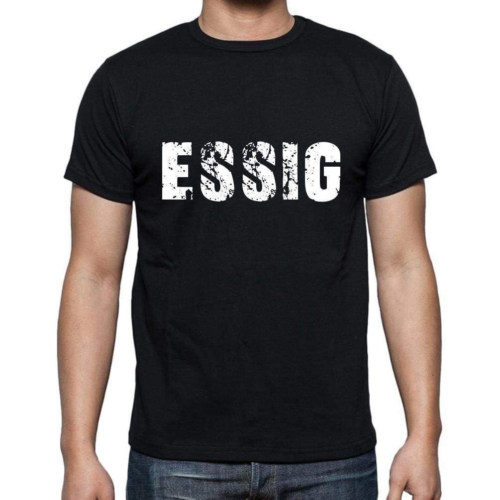 Essig Mens Short Sleeve Round Neck T-Shirt - Casual