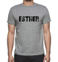 Esther Grey Mens Short Sleeve Round Neck T-Shirt 00018 - Grey / S - Casual