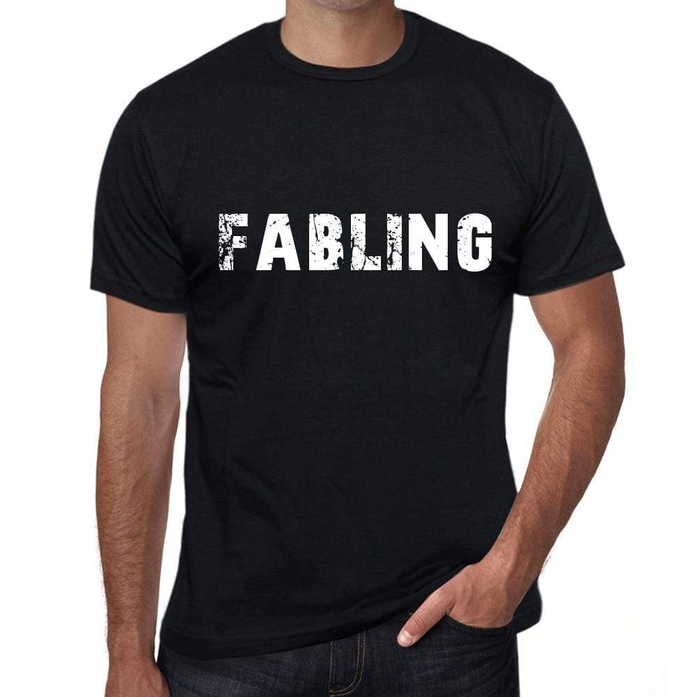 fabling Mens Vintage T shirt Black Birthday Gift 00555 - Ultrabasic