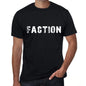 faction Mens Vintage T shirt Black Birthday Gift 00555 - Ultrabasic