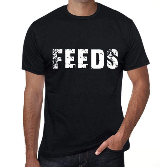 Feeds Mens Retro T Shirt Black Birthday Gift 00553 - Black / Xs - Casual