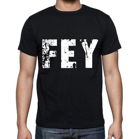 Fey Men T Shirts Short Sleeve T Shirts Men Tee Shirts For Men Cotton Black 3 Letters - Casual