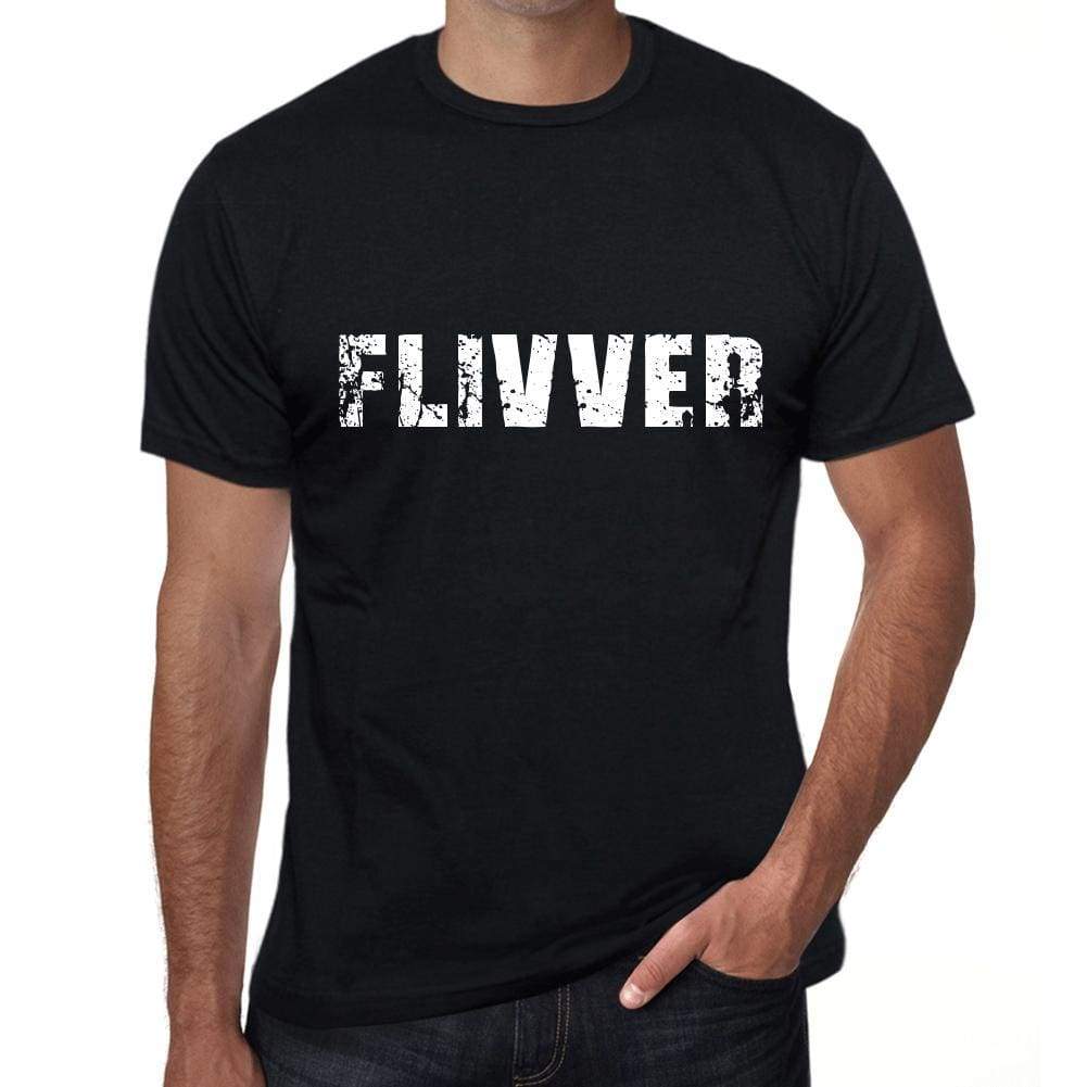 flivver Mens Vintage T shirt Black Birthday Gift 00555 - Ultrabasic