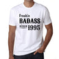 Freakin Badass Since 1995 Mens T-Shirt White Birthday Gift 00392 - White / Xs - Casual
