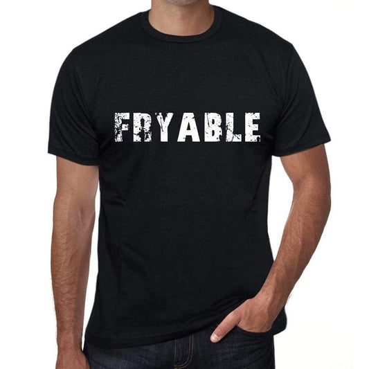 fryable Mens Vintage T shirt Black Birthday Gift 00555 - Ultrabasic