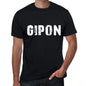 Gipon Mens Retro T Shirt Black Birthday Gift 00553 - Black / Xs - Casual