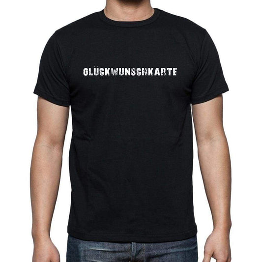 Glckwunschkarte Mens Short Sleeve Round Neck T-Shirt - Casual