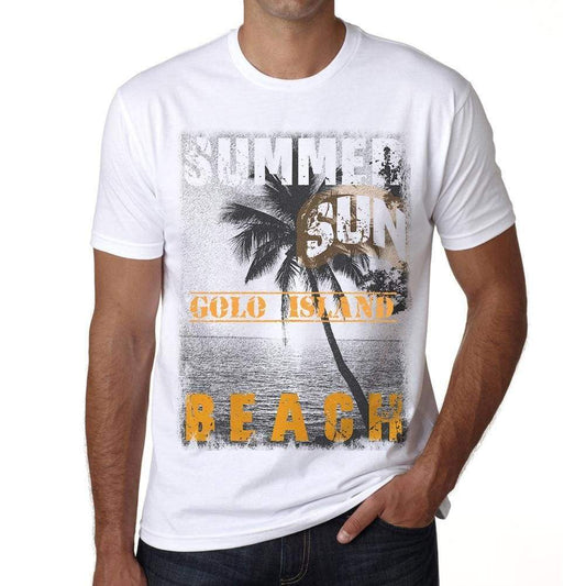 Golo Island Mens Short Sleeve Round Neck T-Shirt - Casual
