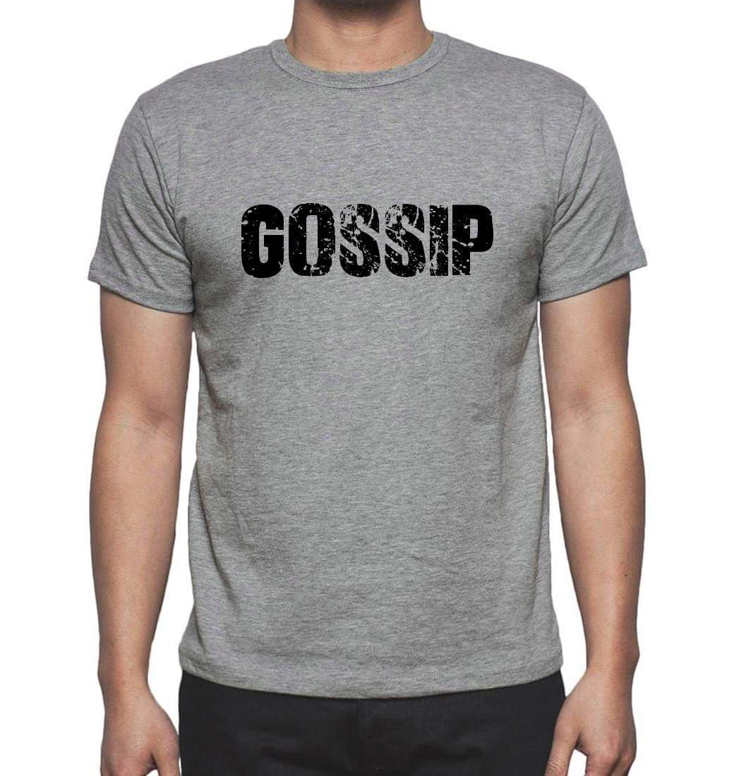 Gossip Grey Mens Short Sleeve Round Neck T-Shirt 00018 - Grey / S - Casual