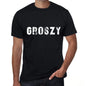 Groszy Mens Vintage T Shirt Black Birthday Gift 00554 - Black / Xs - Casual