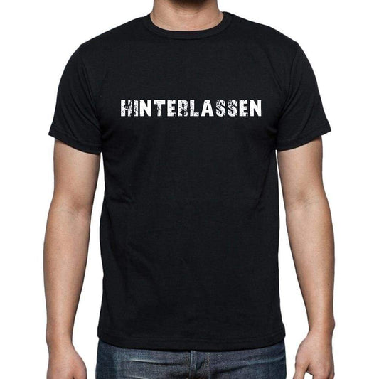 Hinterlassen Mens Short Sleeve Round Neck T-Shirt - Casual