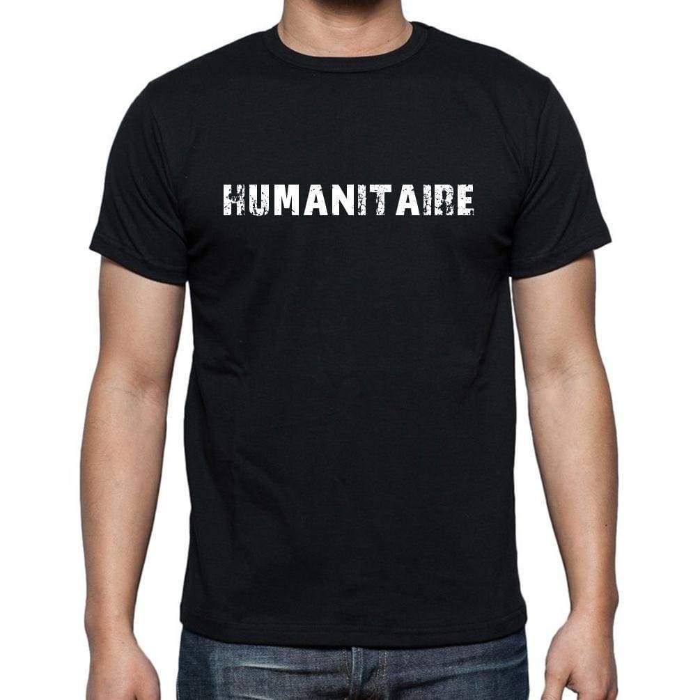 Humanitaire French Dictionary Mens Short Sleeve Round Neck T-Shirt 00009 - Casual